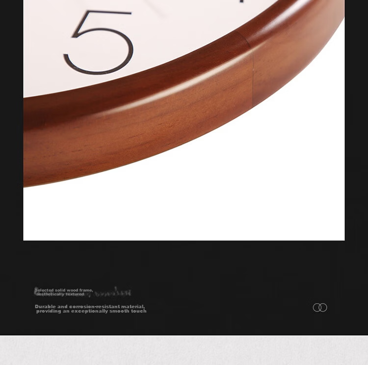 POLARIS Wall Clock Living Room Clock Minimalist New Chinese Style Creative Home Quartz Clock 40cm Quartz Model 10