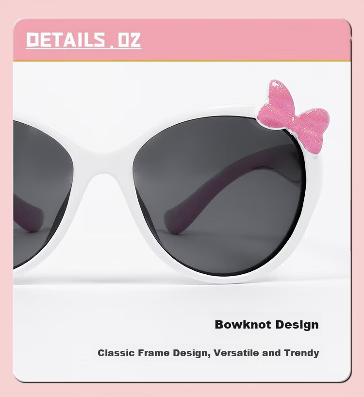 Angelamiao Children's Sunglasses, Kids' Sunglasses for Boys And Girls, UV Protection, Cartoon Cute Design, Baby And Children's Day Gift 8