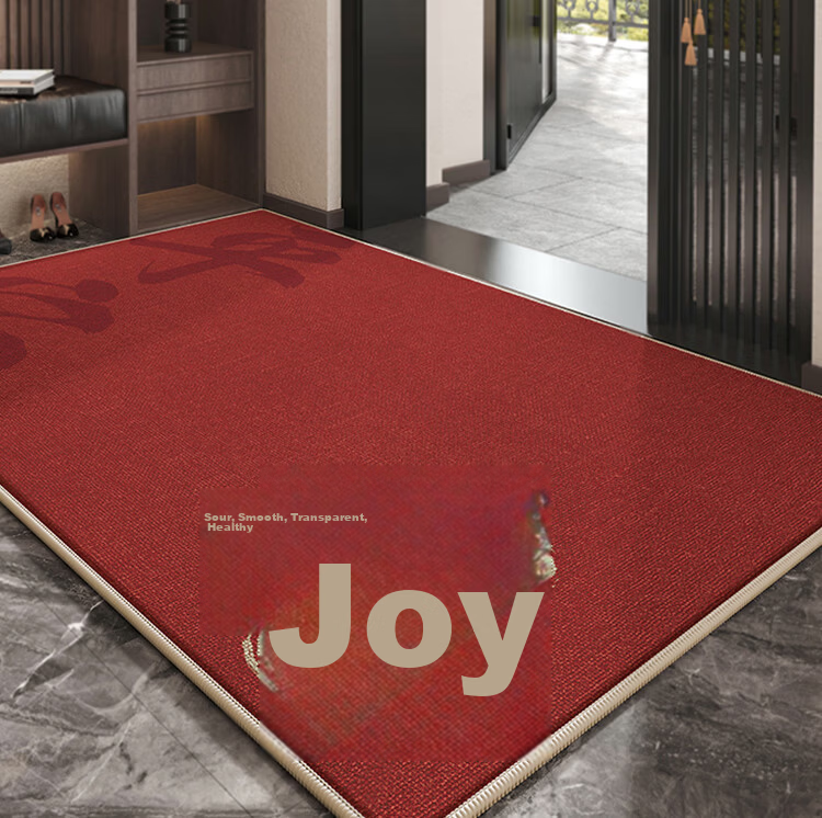 Budisi Entrance Door Mat, Doormat for Entryway, Cuttable, Dirt-Resistant, Anti-Slip, Vintage Brown Foot Mat, 120*80CM 20