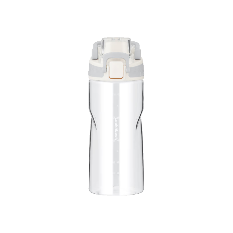 LOCK&LOCK Mermaid Line Plastic Sports Water Bottle Portable Water Flask Summer Handheld Unisex Water Cup 700ML Light Blue