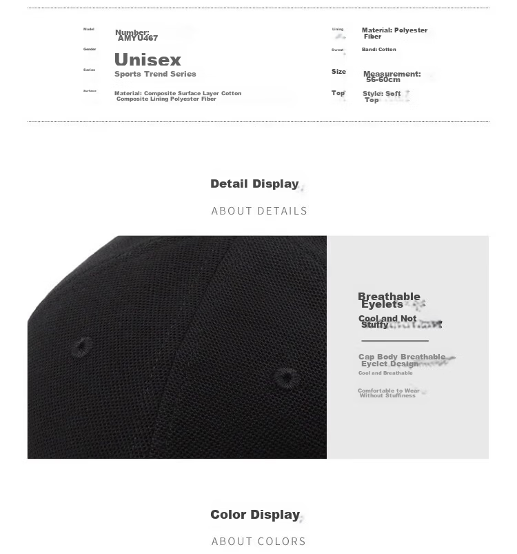 LI-NING Oversized Baseball Cap Duckbill Hat Unisex Sun Protection Summer Sports Running Sunshade Hat 16