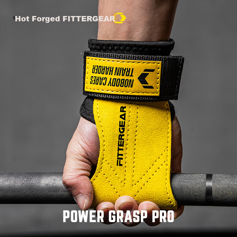 FITTER GEAR Deadlift Support Straps Fitness Gloves for Men Pull-up Wrist Wraps Non-slip Dumbbell Grip Straps
