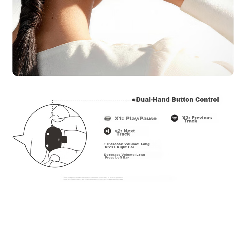 BASEUS MC2 Air AI Translation Bluetooth Earbuds Clip-On Open-Ear Sports Noise-Cancelling Headset for Huawei Apple Phones Cloud Mist Pink 60
