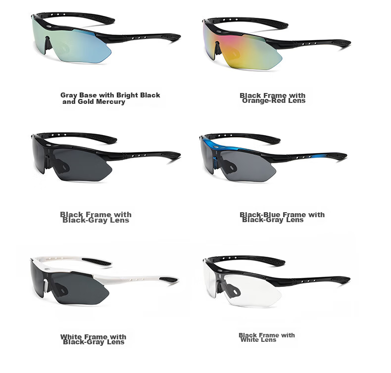 LESCA LUNETIER Marathon Glasses, Ultra-Light Running Professional Sunglasses, Outdoor Sunglasses for Cycling, Trendy Windproof Goggles for Men And Wome 12