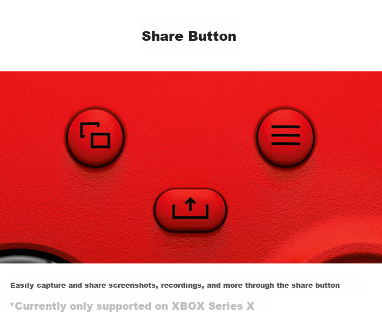 XBOX Microsoft Xbox Wireless Controller Set [Koi Red + Joystick Caps] Compatible with Xbox/PC/Steam Mobile Tablet New Year Valentine's Day Goddess Festival Gift 8