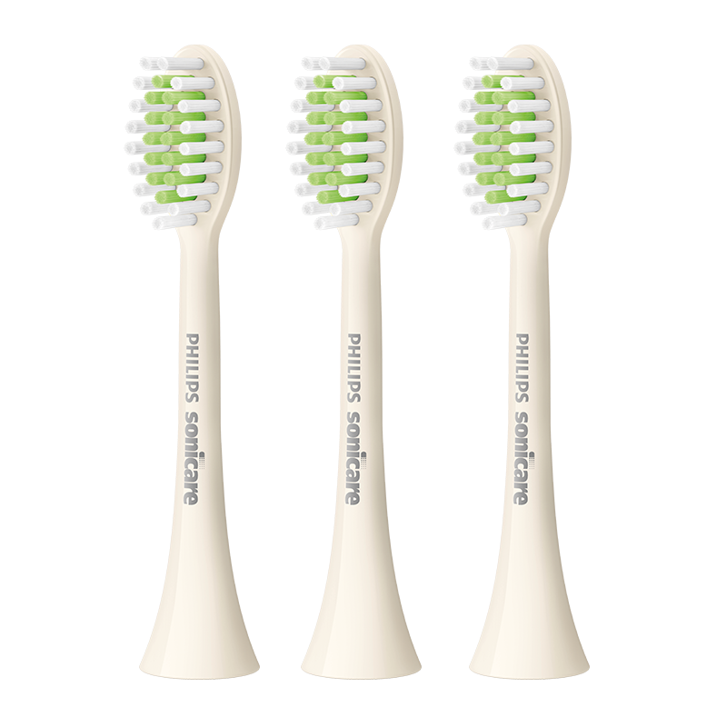 PHILIPS Electric Toothbrush Heads Official Original Compatible with HX24 Series/HX2461/HX2431/HX2471/03 White Handle Cleaning Whitening 3-Pack HX2033/05