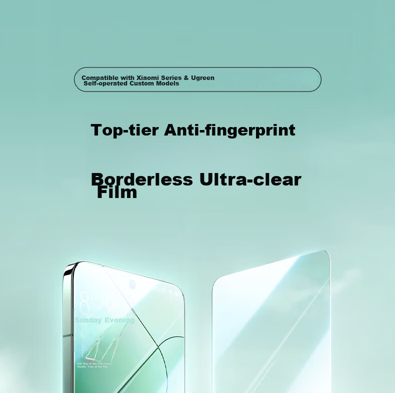 Ugreen Tempered Glass Screen Protector for Xiaomi 14 - Full Coverage, Ultra-Thin, HD, Anti-Fingerprint, Smooth Touch, Enhanced Version 1