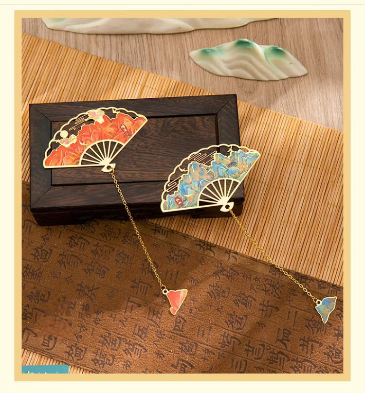 Jiamo Metal Bookmark, Forbidden City Cultural And Creative, Chinese Ancient Style, 12 Months National Trend, Cultural And Creative Gift, Classical, for Middle And High School Entrance Exams, Gift for Students, Teachers, Whole Class, Back-To Season, Teacher's Day Gift 7