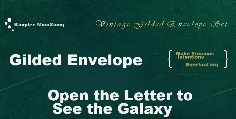 Kingdee Linen Envelopes and Stationery Set - Teacher's Day Gift Card with Gold Foil, High-End Creative Vintage Style Wax Seal, Romantic Letter Writing, Artistic Confession, 3 Envelopes, 10 Sheets, 3 W 1