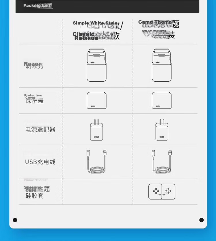 BRAUN [Travel Essential] Zhu Yilong's Favorite Trimmer, Sideburn Styling Electric Reciprocating Shaver, Portable Razor 15