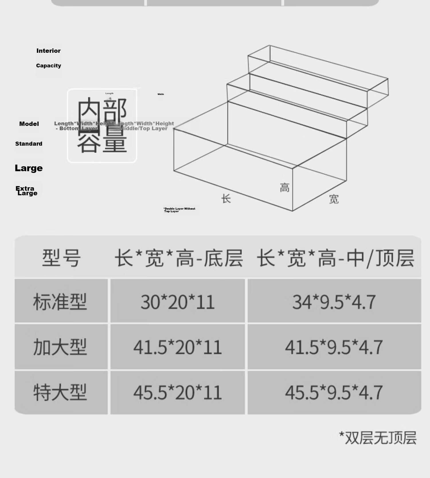 GREENER Stainless Steel Toolbox Three-Layer Foldable Thickened Portable Industrial Grade Multi-Functional Storage Box 9