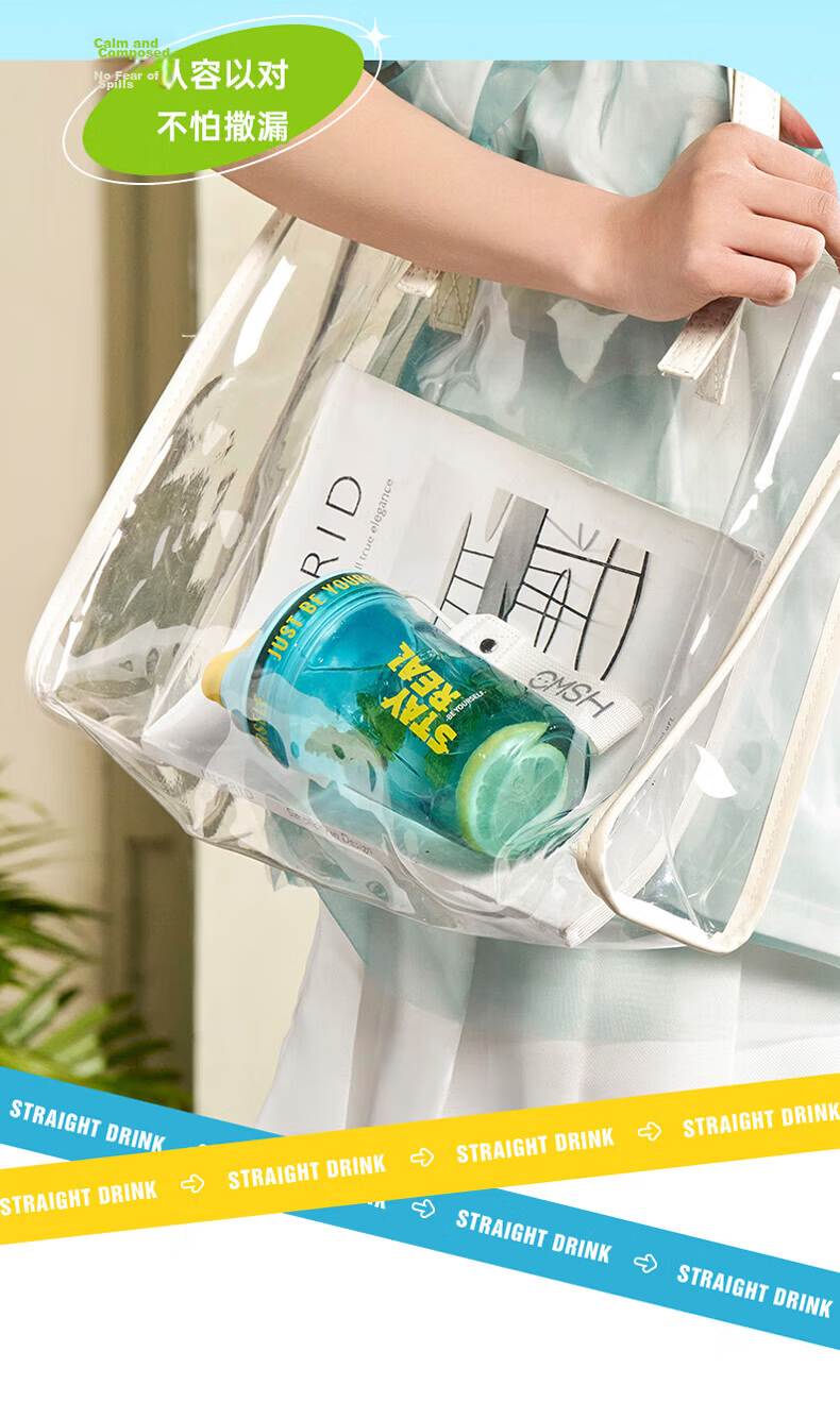 Yaqianxing Shaker Bottle Protein Powder Fitness Sports Water Bottle for Men and Women Tritan High-Value Mixing Shaker Cup Summer Water Bottle 20
