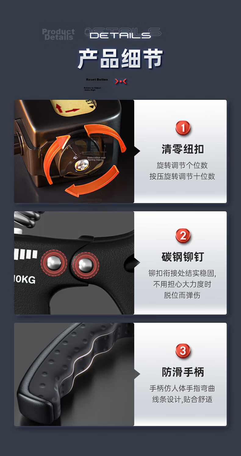 LI-NING Adjustable Hand Grip Strengthener Wrist Rehabilitation Ball for Men Children's Arm Training Fitness Equipment 24