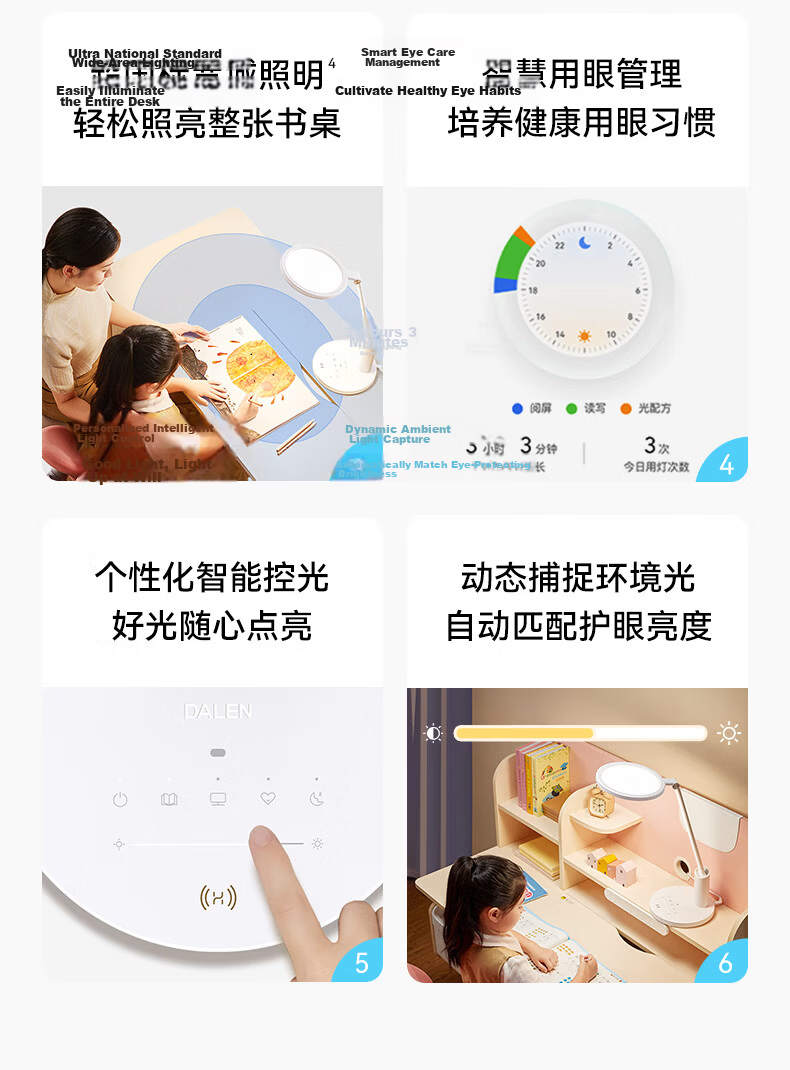 Hongmeng Smart Choice Table Lamp AAAAA Grade Eye Protection Smart Eye Care Lamp 3 Pro Jinbang Timing Limited Edition 5