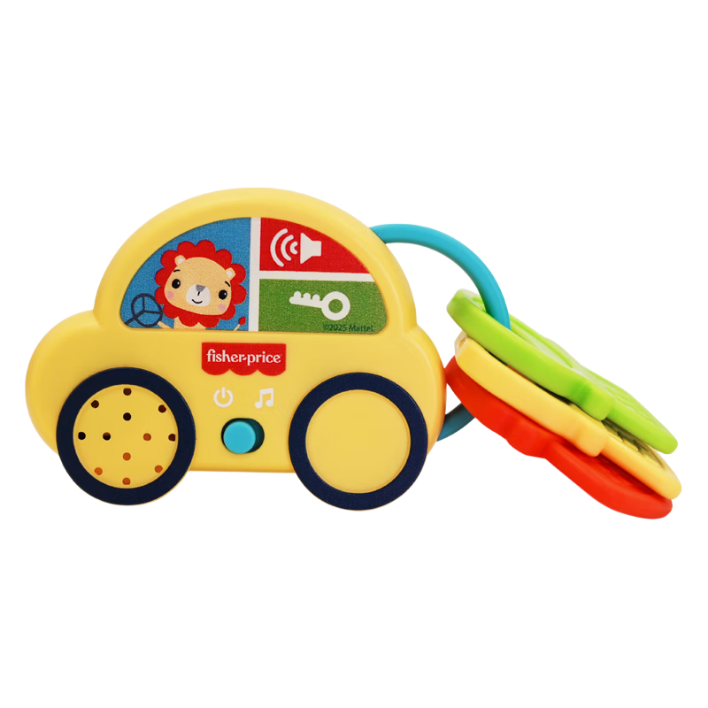 Fisher-Price Musical Toy Car Early Learning Educational Baby Teether Realistic Toy Birthday Gift