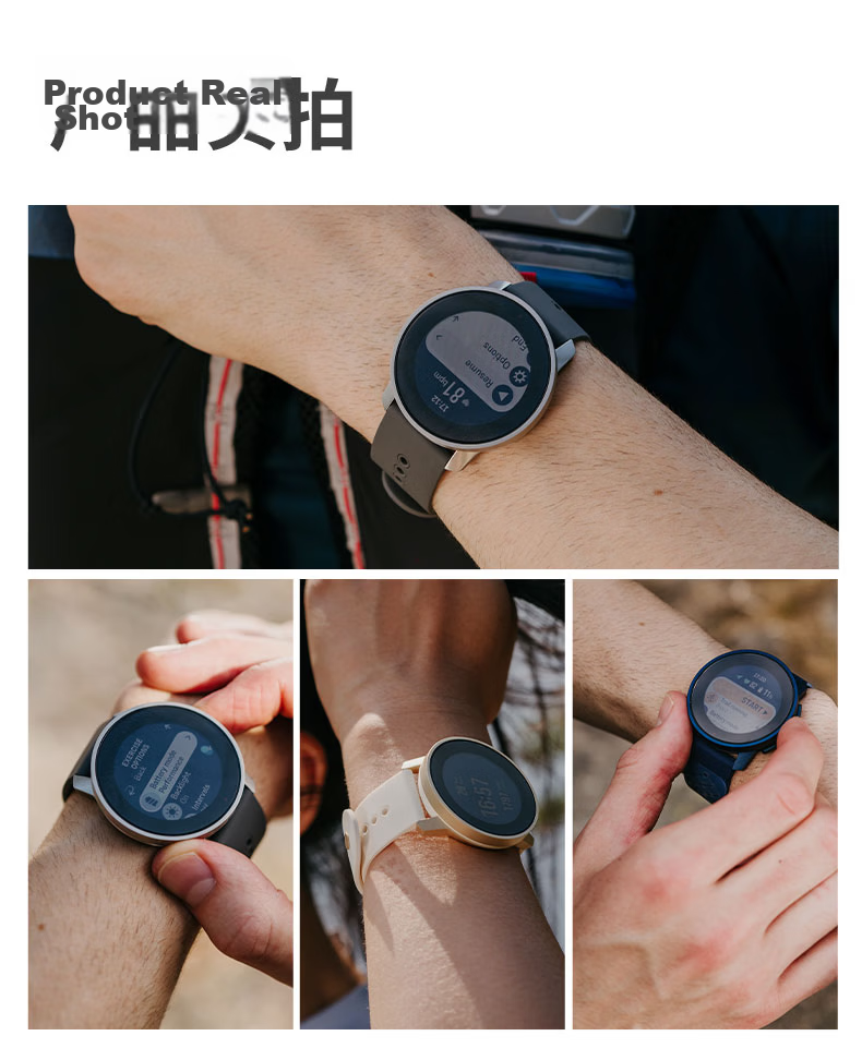 SUUNTO 9 PeakPro Outdoor Sports Watch, Lightweight Multifunctional Heart Rate Blood Oxygen Running Smartwatch, Stainless Steel Black 3