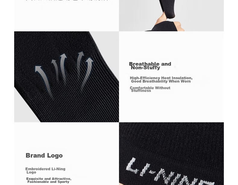 LI-NING Men's Cooling UV Protection Arm Sleeves Ice Silk Sun Protection Sleeve 2026 Cycling Arm Guard Women's Anti-UV 22