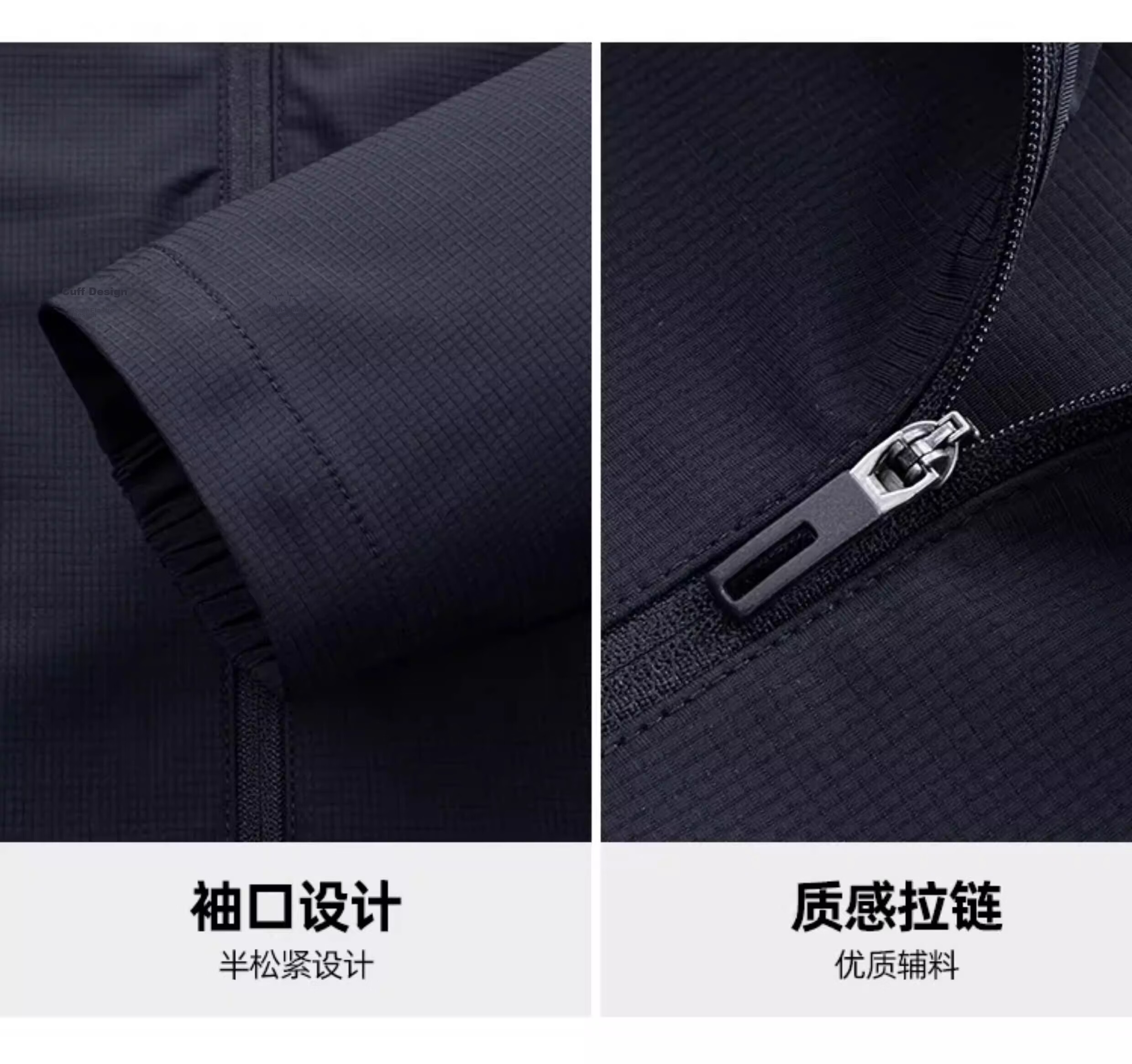 Romon Men's Summer Sunscreen Jacket Ice Silk Executive Casual Lightweight Middle-aged High-end Business Cooling UPF50+ 6