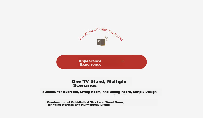 Beishi 32-75 Inch Mobile TV Stand TV Cabinet New Chinese Style Universal Floor TV Mount Video Conference Display Cart Multi-Brand Universal 55/65 Inch 4