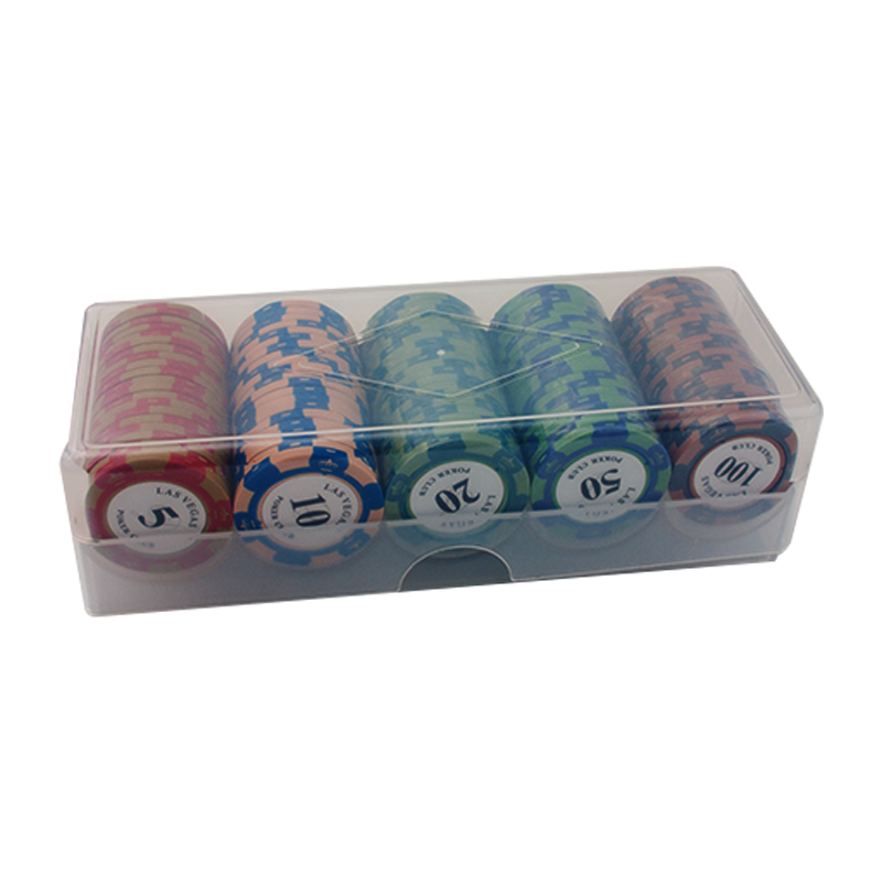Hua Sheng Poker Chips 500 Denomination Clay Chips Mahjong Chips Coin Points Reward Coins Durable H-030