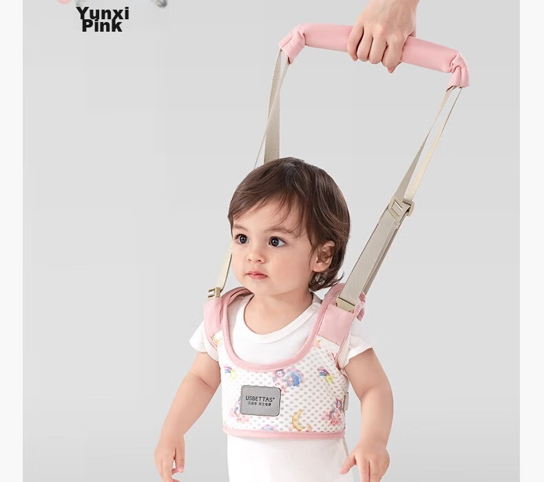 Beitais Baby Walking Harness Anti-Choke Breathable Toddler Walking Stand Fall Prevention Safety Strap Spruce Blue 29