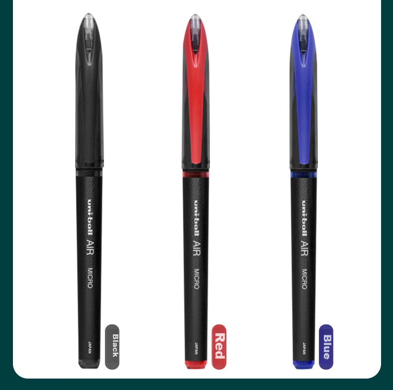 Uni Mitsubishi uni-ball AIR Black Technology Black Gel Pen 0.5mm Signature Pen Business Liquid Ink Student Water-based Pen UBA-188C-M Wine Red 1pc 9