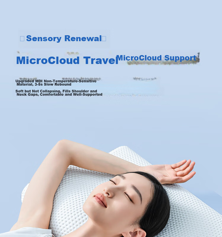 JD Jingzao Z Wave Wave Pillow Pro Aerospace Non-Temperature Sensitive Slow Rebound Antibacterial Memory Foam Pillow Large Size 40*60cm 10
