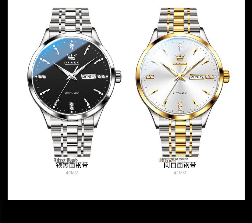 OLEVS Swiss Certified Men's Automatic Mechanical Watch Minimalist Men's Watch 2026 New Top 10 Brand 28
