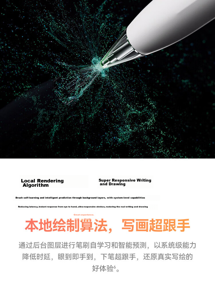 HUAWEI M-Pencil Pro Tablet Creative Stylus Huawei Handwriting Pen Star Flash Technology AI One-Touch 360° Invisible Touch Snow White 5
