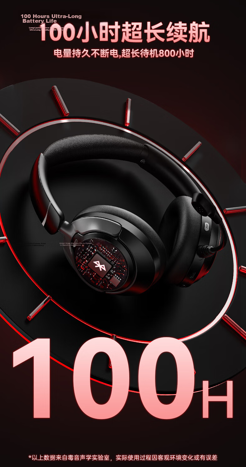 Coca-Cola T-68 Pro Over-Ear Bluetooth Headphones ANC Active Noise Cancelling Wireless Gaming Sports Music Headset Long Battery Life AI Simultaneous Translation Student Couple Birthday Gift 5