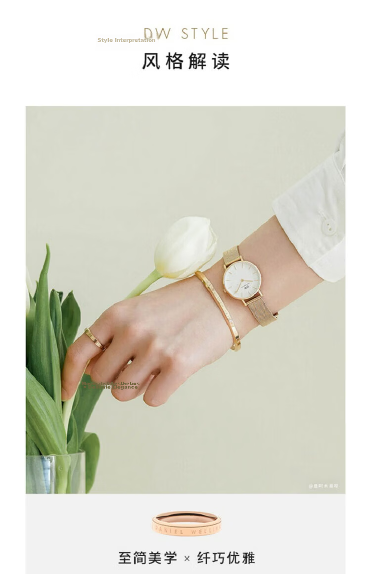 Daniel Wellington DW Couple Rings Classic Rose Gold 54+64 Couple Rings 018+023 [520 Gift for Girlfriend] 3