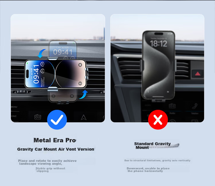 BASEUS Car Phone Holder Air Vent Mount Car Navigation Bracket Automotive Interior Accessories 7