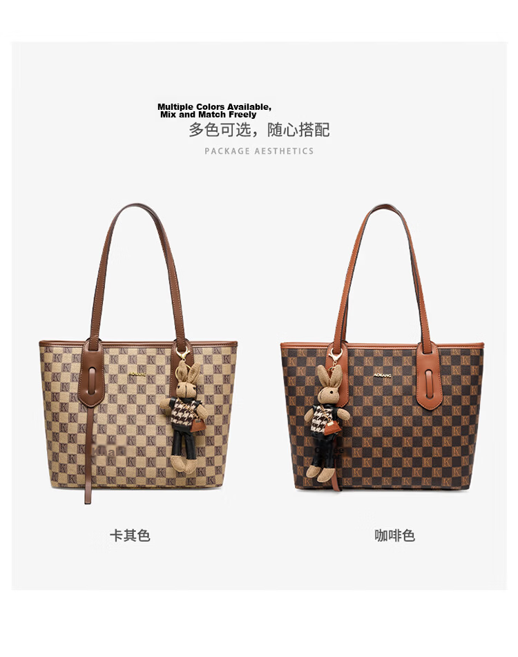 Aokang Women's Bag Fashionable Vintage Floral Tote Light Luxury Commuter Shoulder Bag Birthday Gift for Girlfriend Wife 11