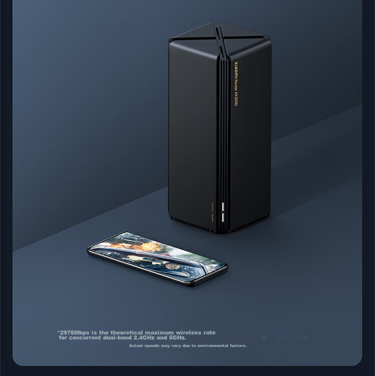MI AX3000 5G Dual-Band WIFI6 Router with Built-in 4 Independent Signal Amplifiers, 256MB Large Memory, Mesh Networking for Home Use 4
