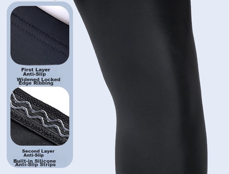 Li-Ning Basketball Leg Sleeves Thigh and Calf Compression Sleeves Long Breathable Knee Support for Men Running Sports 17