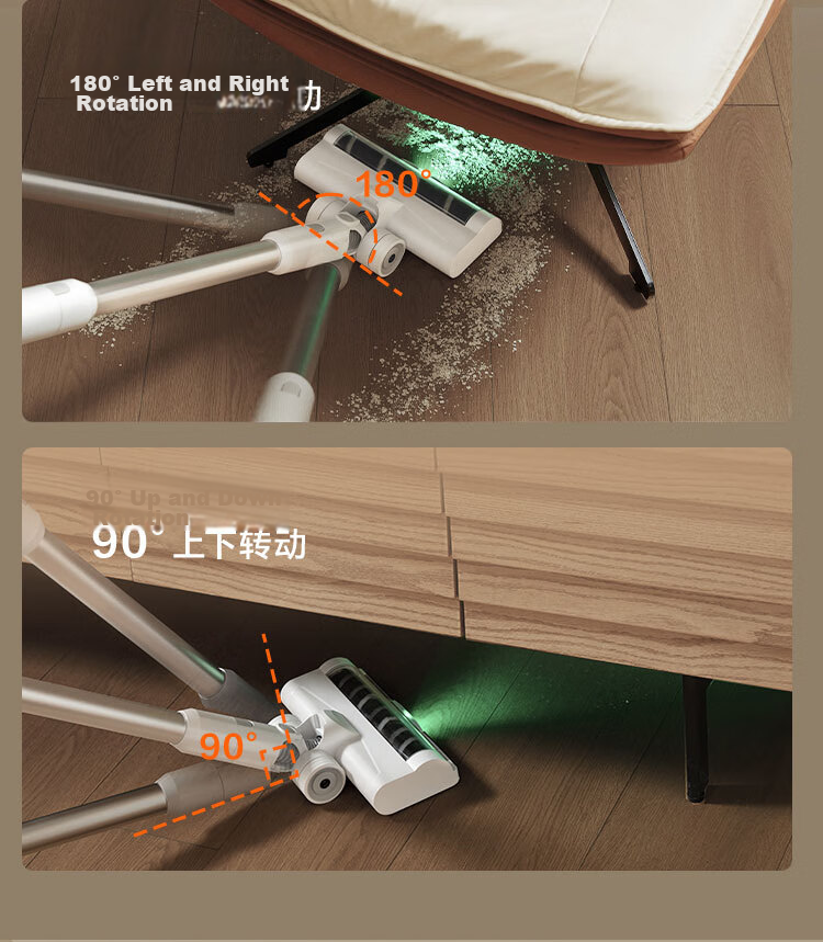 JD Original Corded Vacuum Cleaner, 20Kpa High Suction Power, Handheld And Stick Dual-Use for Carpets, Pet Hair Removal, Dust Cleaning, Whole House Cleaning, V0lite 14