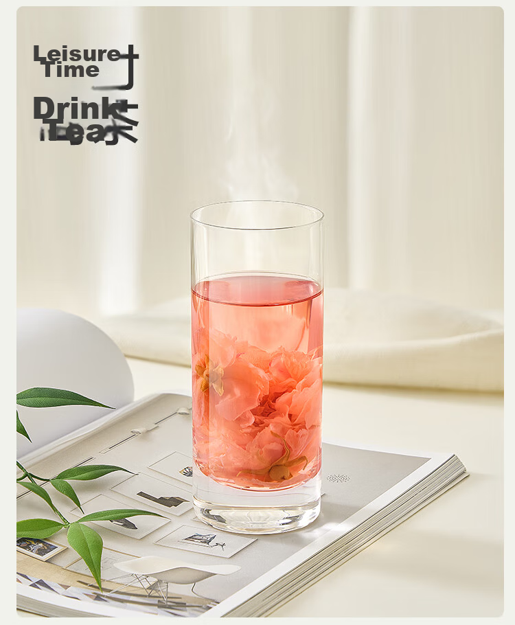 JD Original Glass Cups, Thick Bottom Straight Tea Infuser Coffee Mugs for Home Sharing, 350ml, Set of Six 9