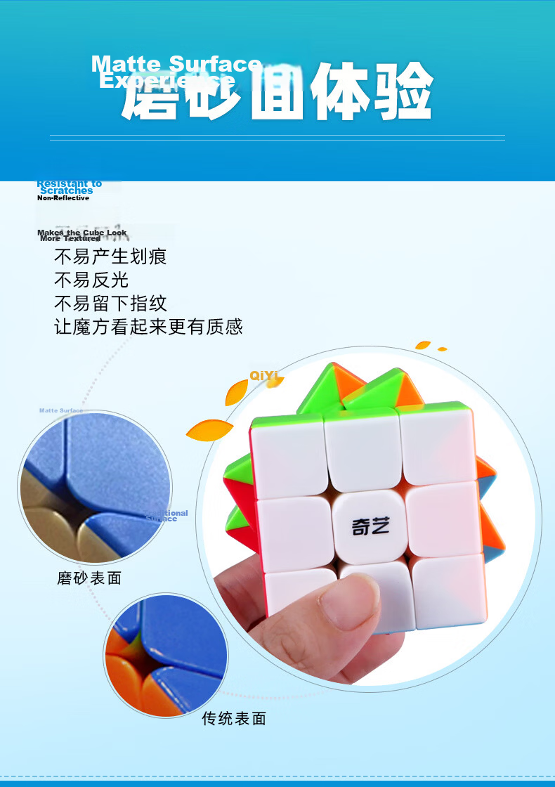 Qiyi XMD Wind 4th Generation Magnetic Cube, 3x3 Speed Cube, Toy for Boys And Girls, Holiday Gift, Competition-Specific, Includes Tutorial 14