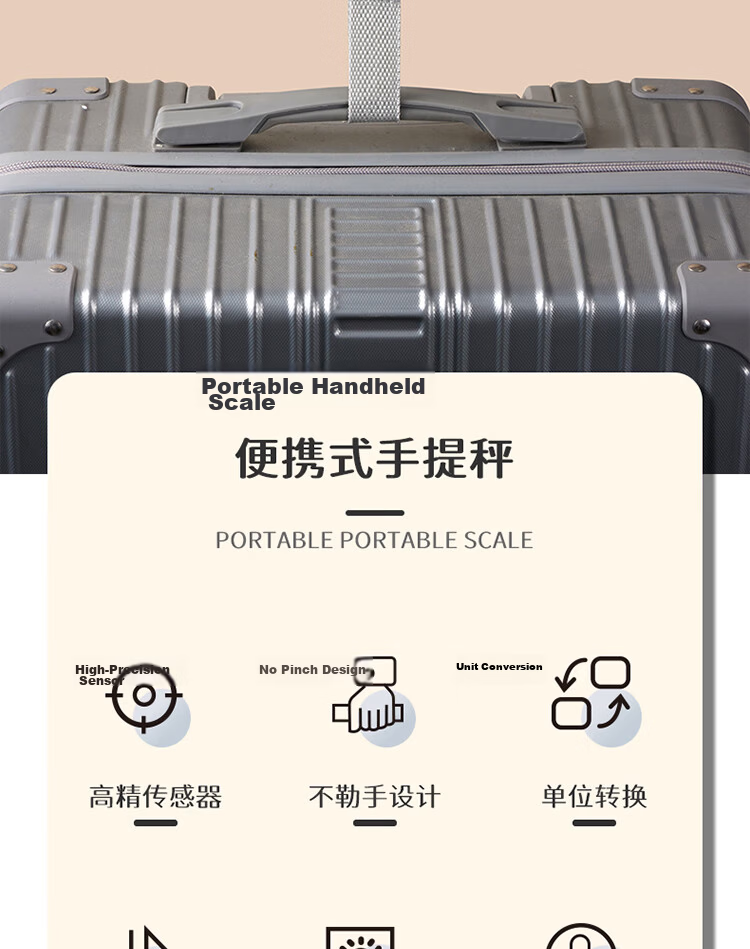 Baijie Portable Electronic Hanging Scale Travel Luggage Scale Courier Scale Household Small Hook Fishing Scale 2
