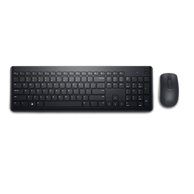 DELL KM3322W Wireless Keyboard and Mouse Combo Office Home Wireless Multimedia Keyboard and Mouse Set Black with 2.4G Receiver