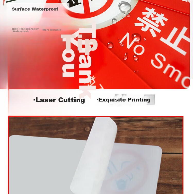 Aimohui Wireless Network Coverage WiFi Sign, Password Acrylic Indicator, Warm Reminder Sticker, 24.5cm*12cm 5