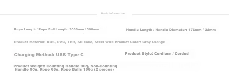 JD Jingzao Cordless and Wired Smart Counting Jump Rope for Adults and Students Fitness Speed Steel Wire Rope 1