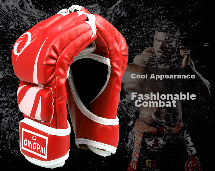 Competitive Edge Boxing Gloves for Adults and Kids, MMA Gloves for Women, Half Finger Sandbag Training Taekwondo Gloves 5