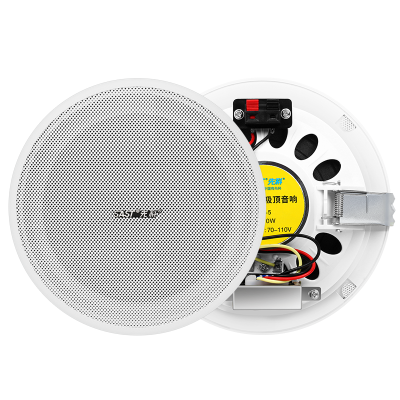 SAST 6-Inch Fixed Pressure Ceiling Speaker Embedded Background Music Sound System for Mall Campus Store Public Broadcasting S1-6