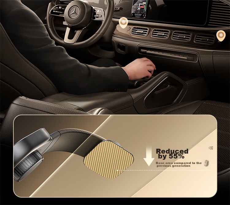 BASEUS C03 Car Phone Holder MagSafe Magnetic Car Dashboard Mount Adjustable Magnetic Universal for All Car Models 18
