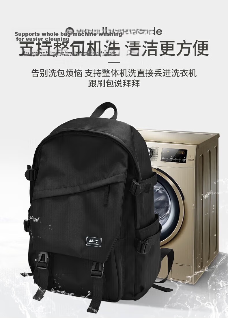 Warrior Backpack Men's Casual Water-Resistant Laptop Travel Bag Large Capacity School Bag for High School, Middle School, and College Students 21