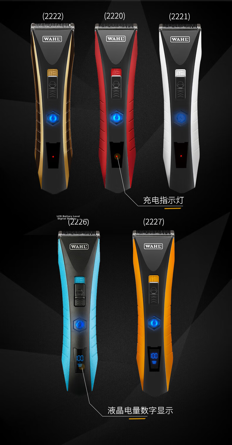 WAHL Professional Electric Hair Clipper for Home Use, Adult And Children's Electric Trimmer, Barbershop Haircutting Electric Shaver 2217-02 Graduation Gift 2