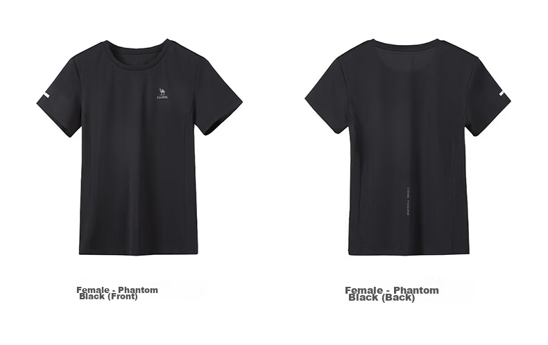 CAMEL Men's Summer New Loose Fit Short Sleeve T-Shirt Breathable Running Training Ultra-Thin Quick-Dry Sportswear Top 34
