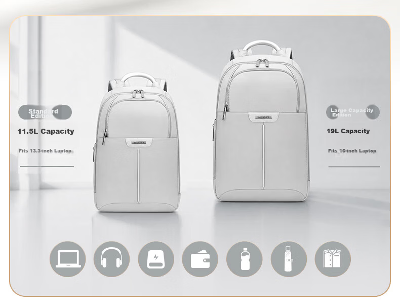 Samsonite Backpack Laptop Bag Unisex Business Commuter 13.3-inch Notebook Travel Bag Gift BP2 9