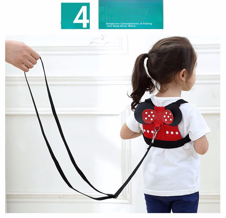 9i9 Baby Anti-Lost Leash Toddler Child Safety Walking Harness with Anti-Lost Safety Wristband Bee Design 0870 7